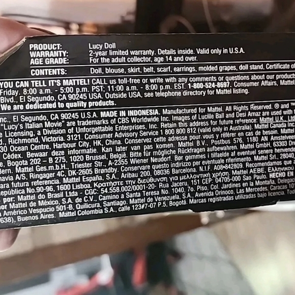 I Love Lucy Collectible 1999 Vintage Barbie Doll 1rst in Series Episode 150 - Picture 5 of 11